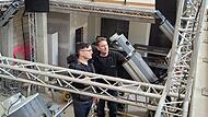 Die Veranstaltungsprofis Armin Kull (links) und Ronald Friedlein von Vaganza organisieren seit Jahren des Kulmbacher Altstadtfest mit