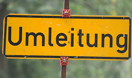 Stra&szlig;ensperrung