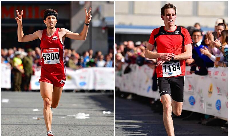 Felix Hentschel (li.) gewann bei den beiden vorherigen Ausgaben den Brose-Lauf, wird heuer aber wohl pausieren. Jonas Lehmann (re.) dagegen hofft im Halbmarathon auf den Titelhattrick. Felix Hentschel (li.) gewann bei den beiden vorherigen Ausgaben den Brose-Lauf, wird heuer aber wohl pausieren. Jonas Lehmann (re.) dagegen hofft im Halbmarathon auf den Titelhattrick.