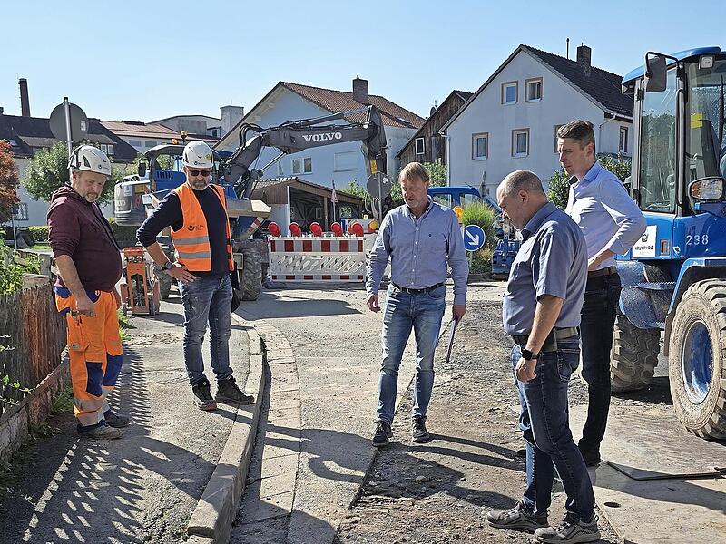 Bald sind die Arbeiten an der Ortsdurchfahrt beendet.