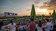 Public Viewing Deutschland gegen Schweiz in Herzogenaurach