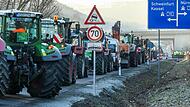 Auch im Landkreis Haßberge demonstrieren viele Landwirte gegen die Pläne der Bundesregierung, finanzielle Entlastungen für bäuerliche Betriebe zu kürzen oder komplett zu streichen.