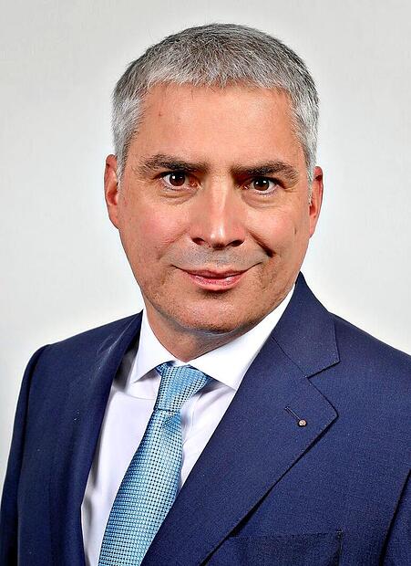 Michael Waasner ist IHK-Pr&auml;sident.Peter Belina