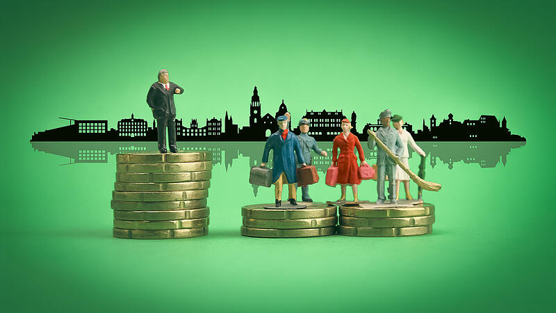 Coburg ist eines der Schlusslichter beim bayernweiten Medianlohn. Wie sind die Einkommen allgemein verteilt?