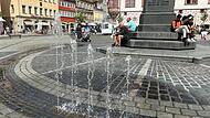 Brunnen am Coburger Marktplatz