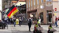 In Bad Brückenau fand eine Demo mit 200 Teilnehmern statt