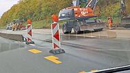 Autobahn, A73, Baustelle, Sperrung, Sanierung, Bauarbeiten, Straße Autobahn, A73, Baustelle, Sperrung, Sanierung, Bauarbeiten, Straße