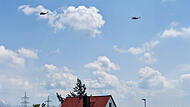 Bundeswehr-Hubschrauber: Sikorsky-Militär-Helis über Coburg Bundeswehr-Hubschrauber: Sikorsky-Militär-Helis über Coburg