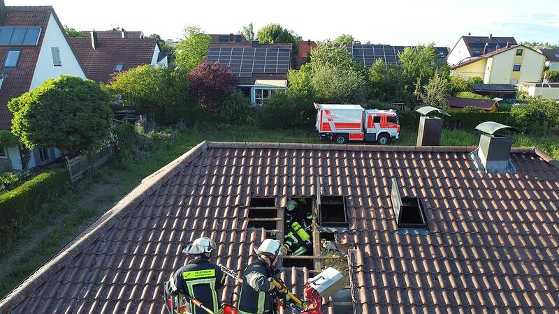Übung für die Herzogenauracher Feuerwehr.