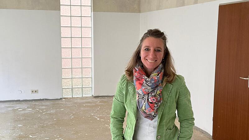 Katrin Pöhlamm in ihren neuen Geschäftsräumen. Im Sommer soll hier ihr neues Café entstehen.Forchheim & Fränkische Schweiz