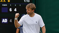 Kevin Krawietz kommt nach dem Sieg in Halle in Topform nach Wimbledon.
