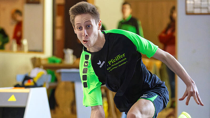 Justin Moshake war bester Kegler der abgelaufenen Saison beim KV Lohengrin Kulmbach.