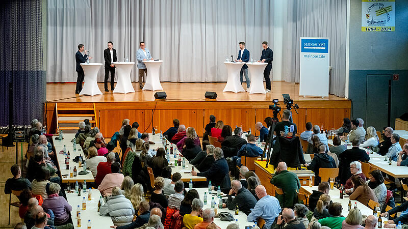 Podiumsdiskussion zur Bürgermeisterwahl 2024 in Bad Brückenau Podiumsdiskussion zur Bürgermeisterwahl 2024 in Bad Brückenau