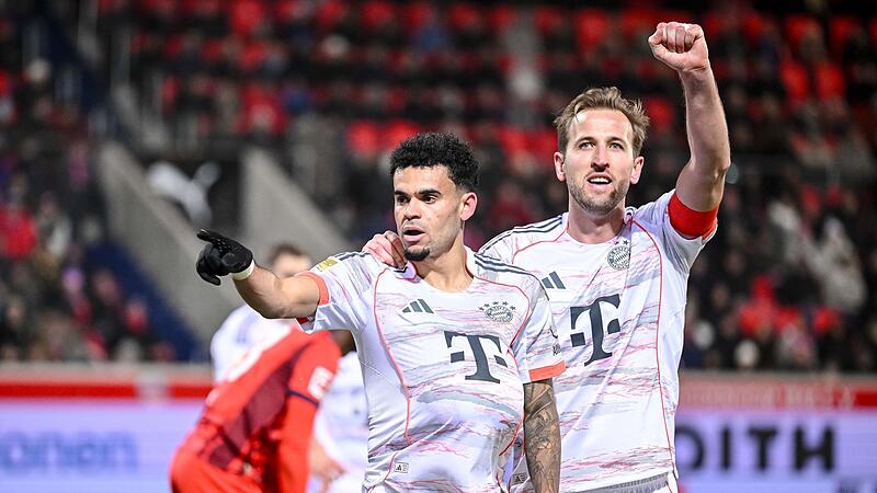 Luiz Diaz und Harry Kane Luiz Diaz und Harry Kane