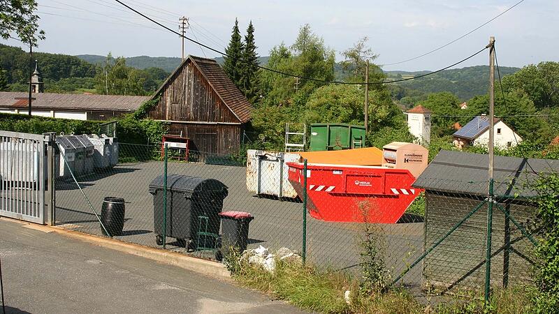 Der Wertstoffhof Affalterthal ist eine der 30 Recyclingstellen im Landkreis Forchheim.