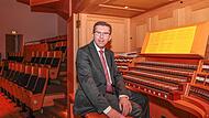 Thomas Köhler   begeistert sich schon lange    für den Klang der Orgel in der Bamberger Konzerthalle.
