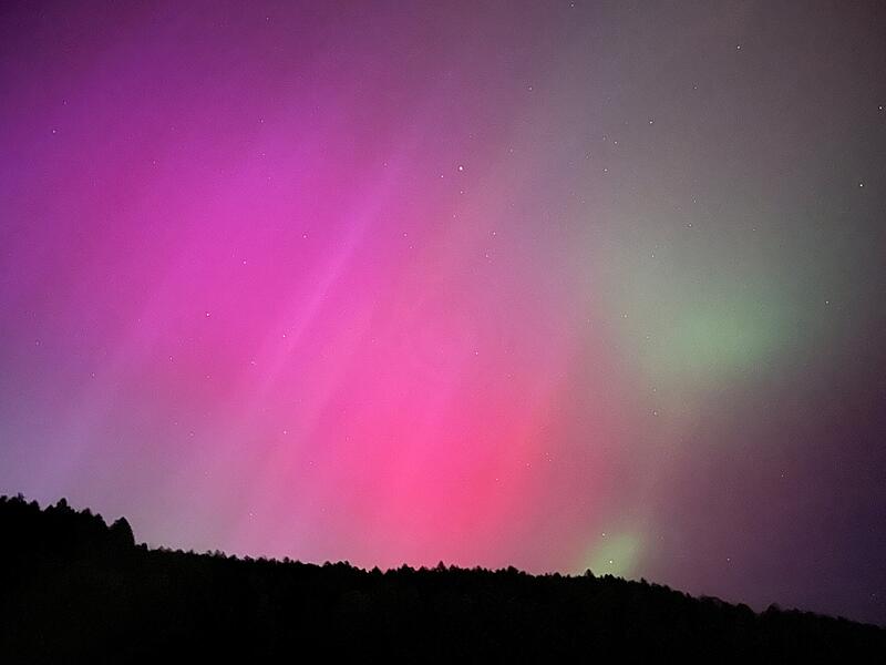 Polarlichter über Kronach 2024Polarlichter über Kronach