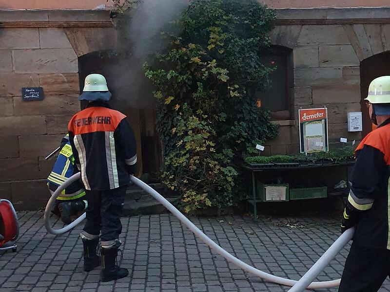 Der Schwelbrand entstand im Erdgeschoss.