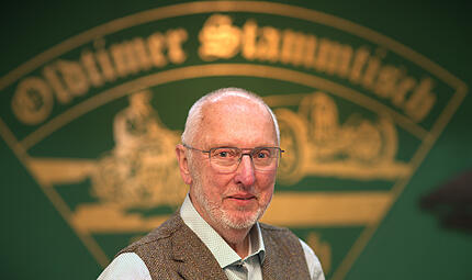 Walter Schaller geh&ouml;rt mit 75 Jahren selbst nicht zum alten Eisen.