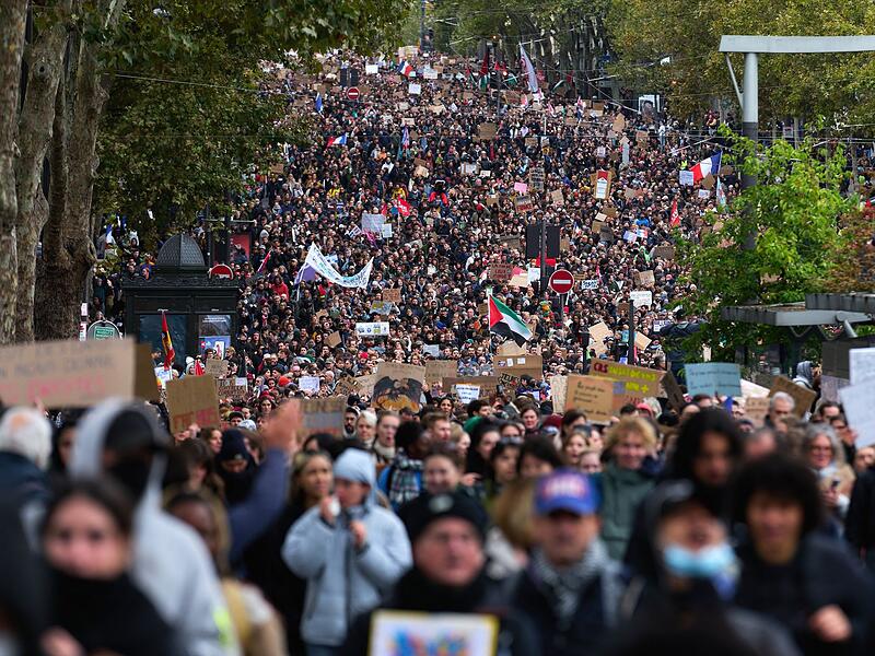Proteste in Paris Proteste in Paris