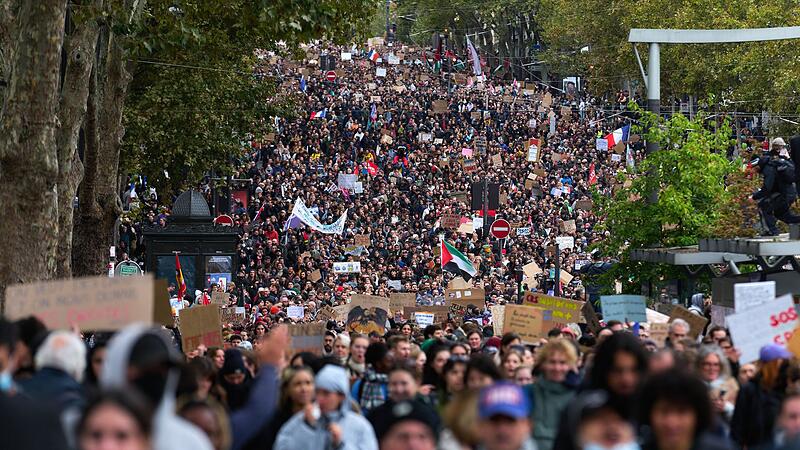 Proteste in Paris Proteste in Paris