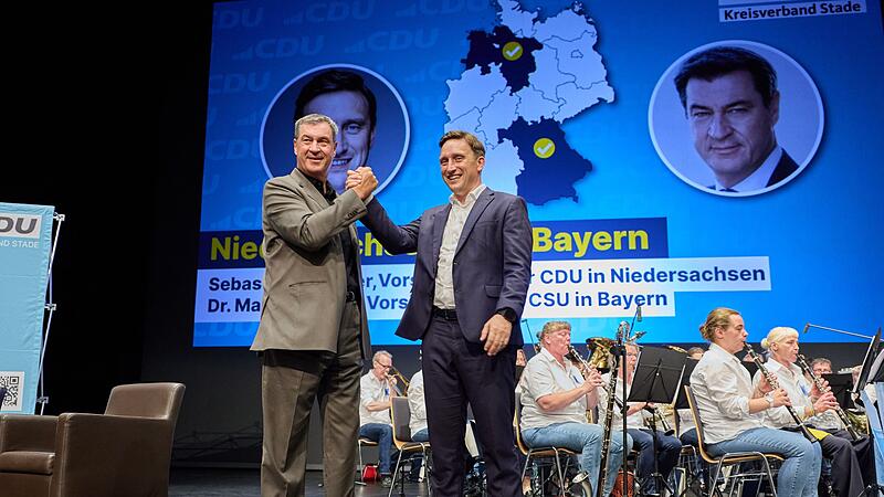 Bayerns Ministerpr&auml;sident S&ouml;der (CSU) zu Besuch in Stade