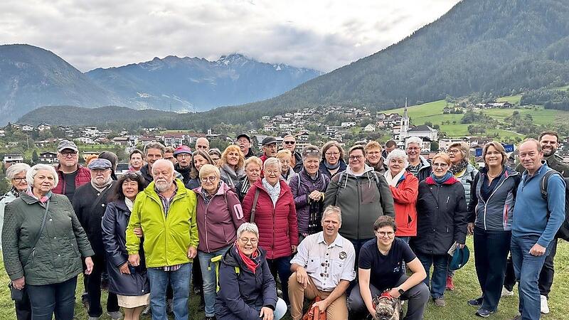 Die Reisegruppe aus Forchheim besuchte die Partnerstadt in Tirol.