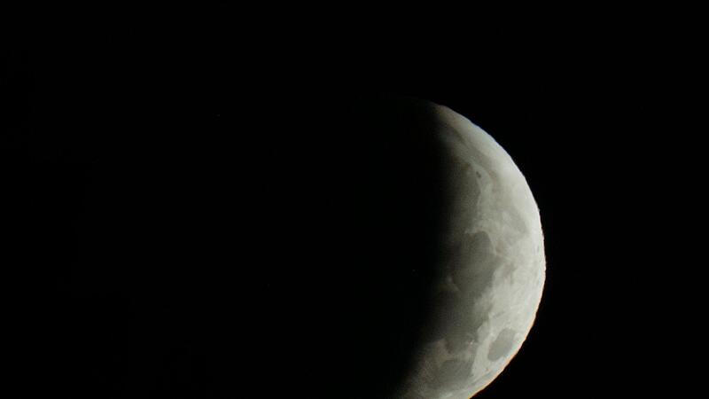 Partielle Mondfinsternis - Bayern Partielle Mondfinsternis - Bayern
