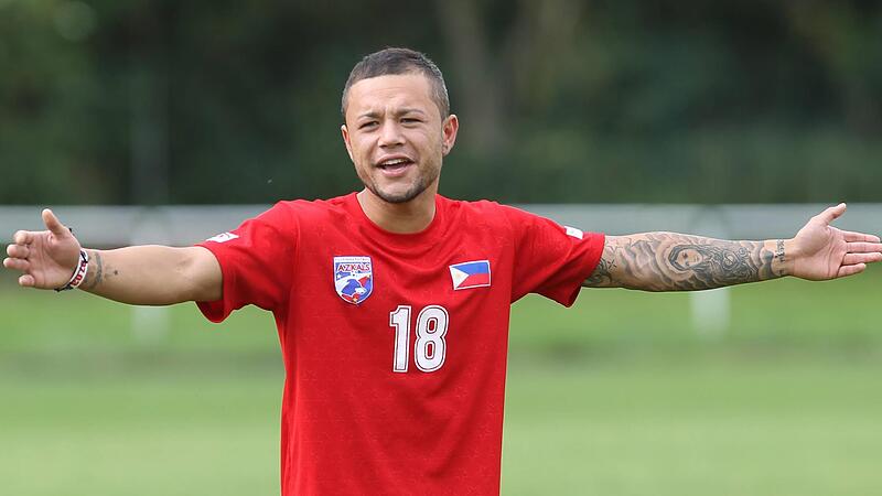 Stephan Schr&ouml;ck hat seine L&auml;nderspiel-Karriere im Trikot der Philippinen dem Kulmbacher Alfons Schunk zu verdanken.