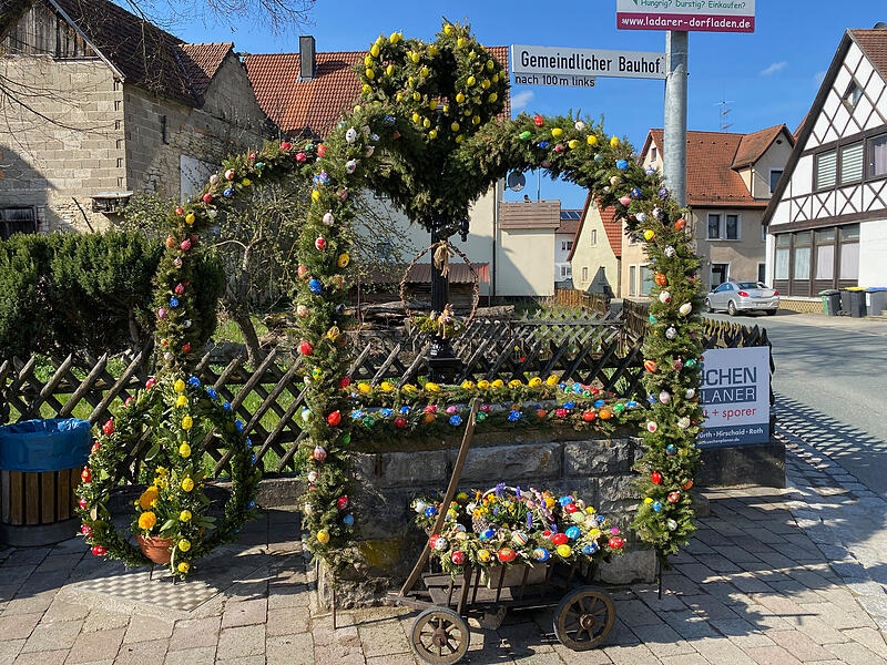 Osterbrunnen UnterleinleiterOsterbrunnen Fr&auml;nkische Schweiz 2025 Teil 2