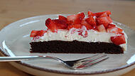 Erdbeer-Brownie-Kuchen