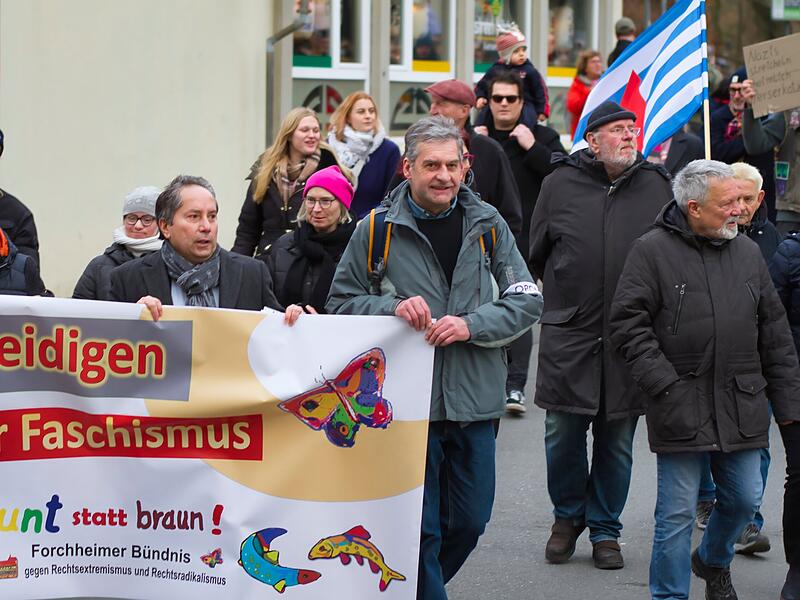 Demo f&uuml;r Demokratie in ForchheimDemo f&uuml;r Demokratie in Forchheim