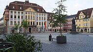 Mobiles Grün auf dem Marktplatz Coburg