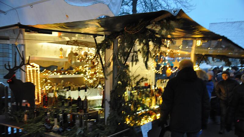 Am 3. Adventssonntag, 17. Dezember, findet wieder der Weihnachtsmarkt in Burgpreppach statt (hier eine Aufnahme vom 18. Dezember 2022).