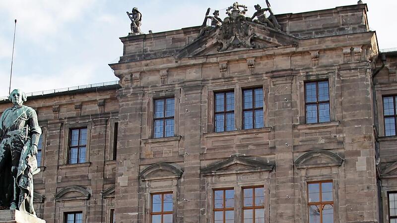 Das Schloss in Erlangen. Das Schloss in Erlangen.