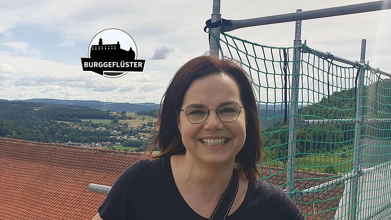 Reporterin Christine Fischer gefiel es in luftiger H&ouml;he auf dem Glockenturm der Plassenburg.