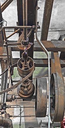 Einblick in die Technik in der Eichenmühle.