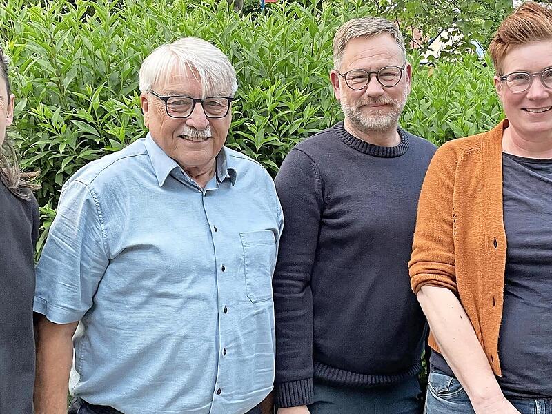 In den neuen Vorstand wurden (von links) Simone Schmierer, Heinz Kuntke, Jochen Kellner und Peggy Zinke gew&auml;hlt.