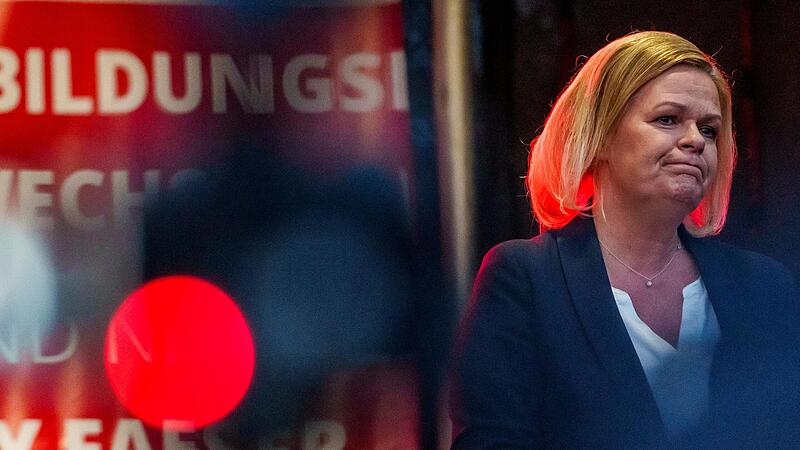 Nancy Faeser (SPD), Bundesinnenministerin und Spitzenkandidatin bei der Landtagswahl in Hessen