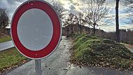 Ablagerung Bundesstraßen