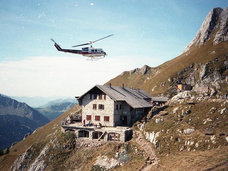 Neubau der Terrasse 1995