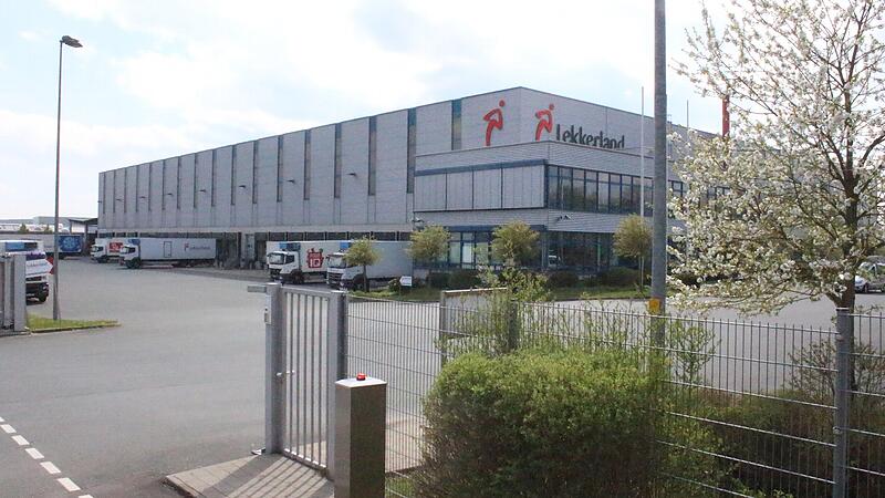 Das Lekkerland-Logistikzentrum im Gewerbegebiet Aischpark in Höchstadt.