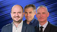 Drei Männer, ein Anliegen: Sebastian Götz, Torsten Gunselmann und Oliver Flake (von links) wollen für die CSU Landrat werden. Mit politischer Prominenz sticht das Trio nicht, das muss aber kein Nachteil sein.