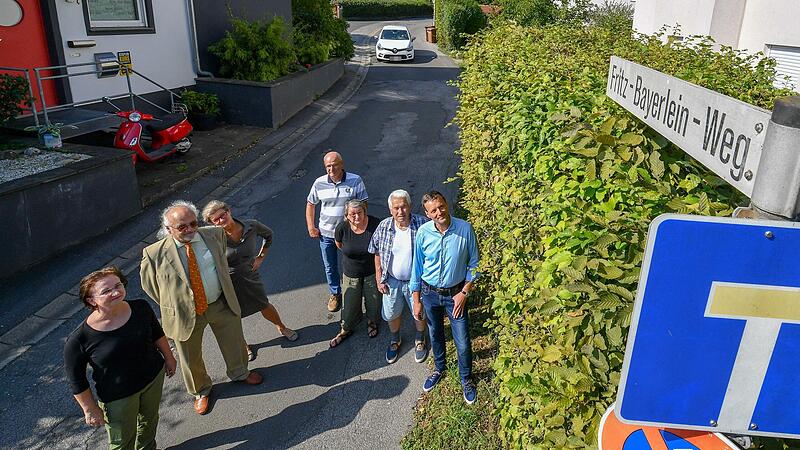 Eindeutiges Stimmungsbild in der Debatte um den Fritz-Bayerlein-Weg: Die Anwohner wollen keinen neuen Namen, sie bringen eine andere Lösung ins Spiel.