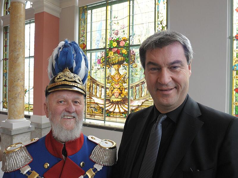 Sogar Markus S&ouml;der hat Peter Krug schon getroffen.