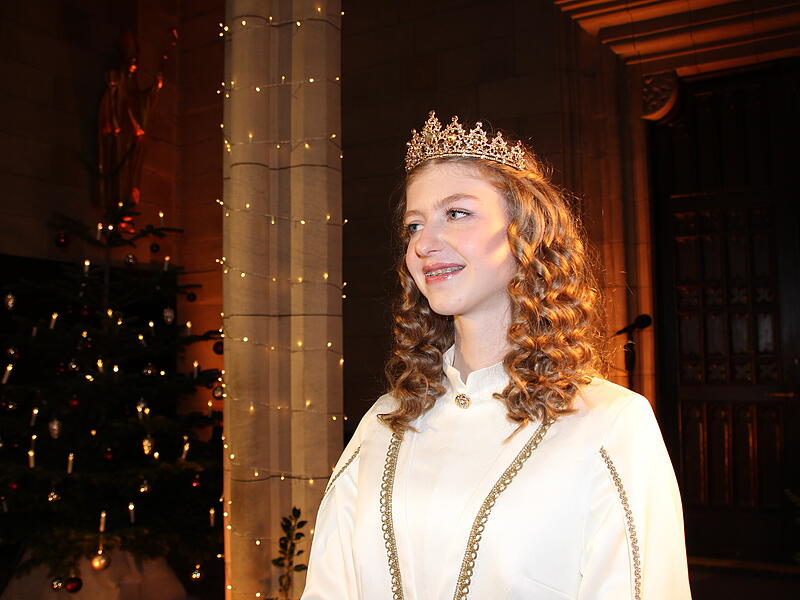 Penelope K&uuml;hne aus Weidach ist das neue Coburger Christkind