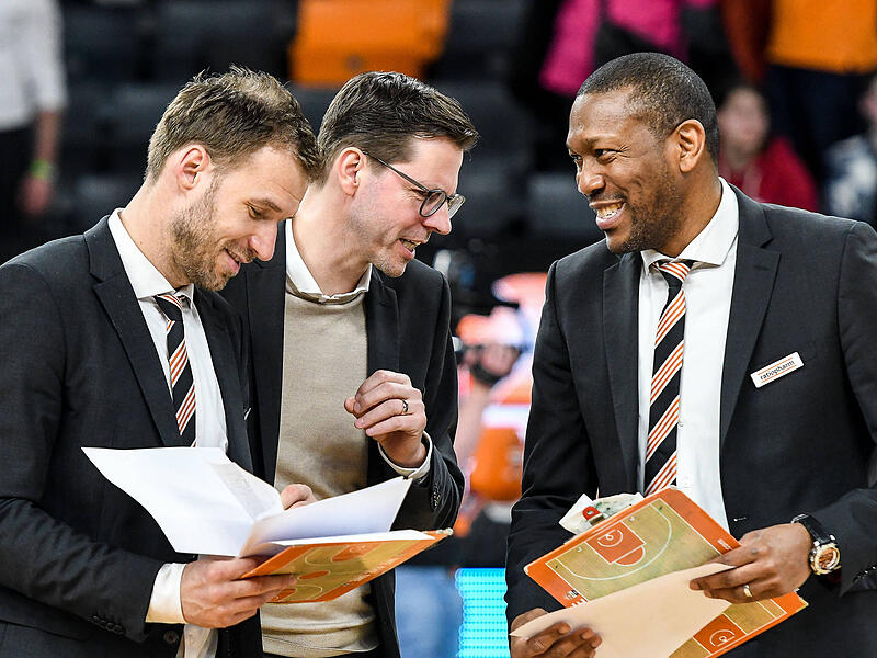 Bildeten bei Ratiopharm Ulm ein Triumvirat (von links): Anton Gavel, Thorsten Leibenath und Tyron McCoy. Bald auch beim FC Bayern?