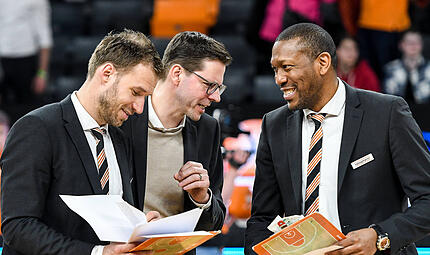 Bildeten bei Ratiopharm Ulm ein Triumvirat (von links): Anton Gavel, Thorsten Leibenath und Tyron McCoy. Bald auch beim FC Bayern?