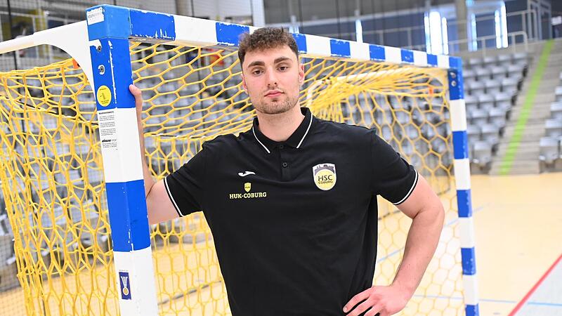 Kommt mit dem Kopf bis zur Latte: Coburgs Neuzugang Glenn-Louis Eggert ist 2,00 Meter groß. Kommt mit dem Kopf bis zur Latte: Coburgs Neuzugang Glenn-Louis Eggert ist 2,00 Meter groß.