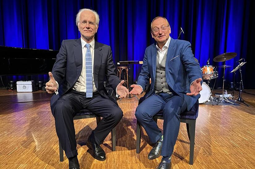 Harald Schmidt und Volker Heißmann sind am 15. November beim Kissinger Kabarettherbst dabei.